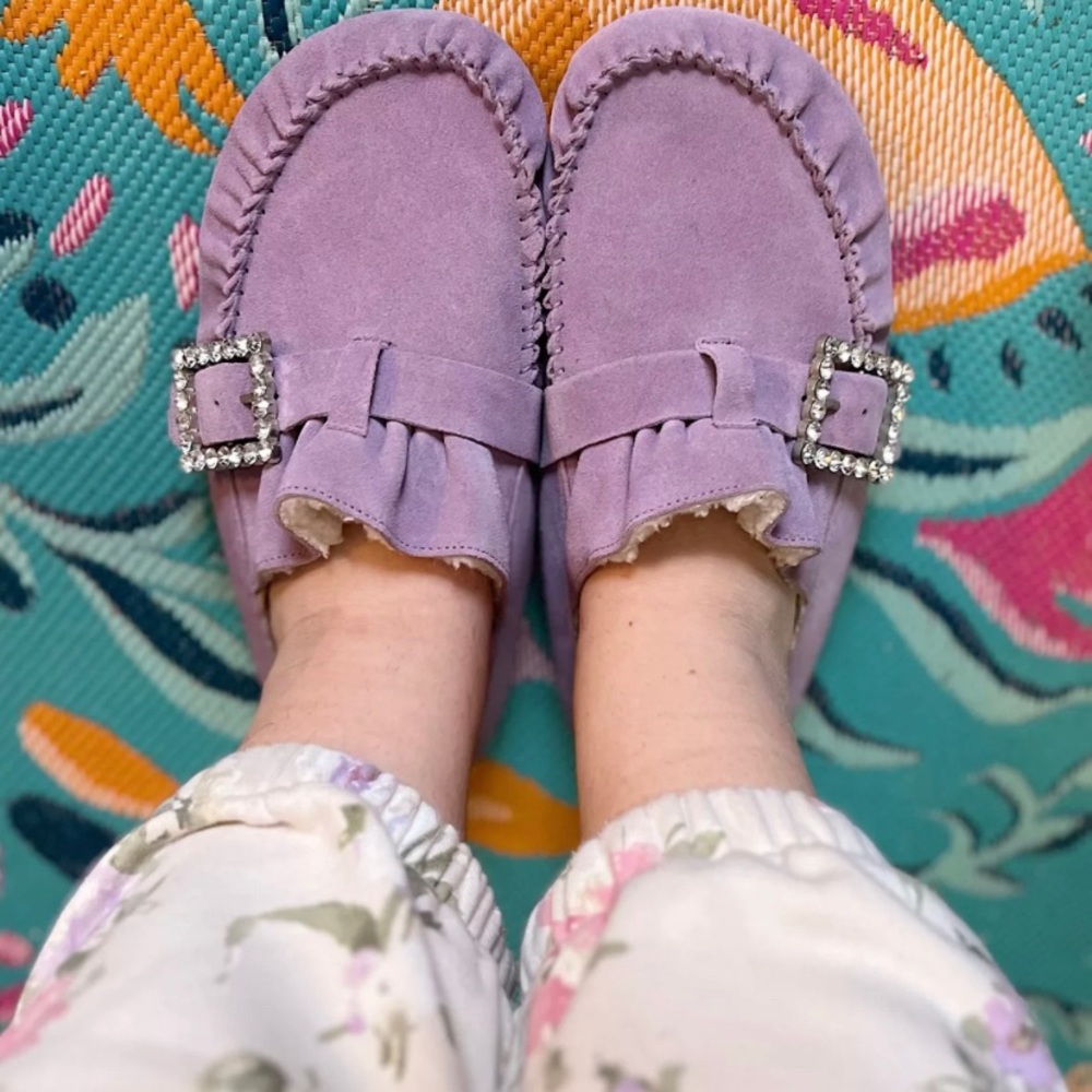 FREE PEOPLE SHEARLING AFTER MULE